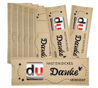 30 Sachets Cadeaux en Feutrine « Tu Mérites un Grand Merci » pour Barres Chocolatées, Petits Cadeaux de Remerciement pour Collègues, Camarades de Classe, Professeurs(chocolat non inclus)