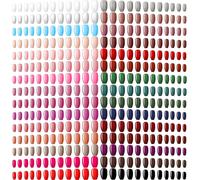 30 Sets De 720 Pcs Faux Ongles Carrés Moyens Artificiels Ongles À Presser De Cercueil Ballerine Ongles Brillants De Couleur Unie Conseils Ongles À Couverture Complète (Couleurs Classiques)