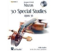 30 Special Studies Opus 36 Position 1-5 ( 7 ) Par Mazas + Cd