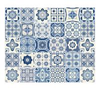 30 stickers carreaux de ciment azulejos tristana