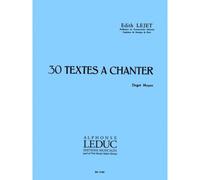 30 Textes a Chanter
