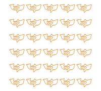 30 trombones en métal dauphin coloré pour école de bureau, B | 30 Clips de marque-pages en métal, pour bureau, école, Design Animal, fournitures de papeterie décoratives,