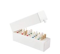 30 Trous Boîte de Rangement, 30 Trous Embout Ponceuse Ongles, Boîte de Rangement Attachement des Embout de Ponceuse Support de Foret Manucure boite rangement