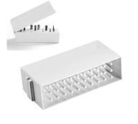 30 Trous boite embout ponceuse ongle, des Embout de Ponceuse Support de Foret Manucure Nail Art Ponceuse Tête de Meulage Porte-embout Présentoir Affichage Outil de Manucure