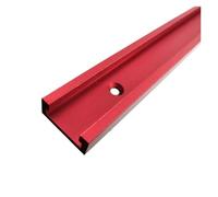 30 Type T-Slot Miter Track Jig Fixture Slot Connector Aluminium Alloy Woodworking Chute Rail 300-800MM DIY Tools T-Slot Goulotte(Red,400mm)