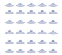 30 Ventouses transparentes sans crochets Les ventouses en plastique PVC sont solides et durables pour les fenêtres, les panneaux de verre, les carrelages,les salles de bains et les luminaires.