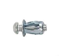 30 vis d'expansion en acier au carbone pour une fixation sûre des plaques d'immatriculation, des lustres et divers équipements, adaptées pour un usage domestique et industriel (M4 x 25)