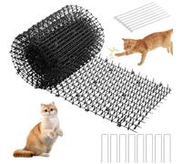 30 x 200 cm Tapis Repulsif Chat avec 8 Piquets Sol & 8 Attache Câble, Tapis Anti Chats à Picots Douces Exterieur et Interieur, Grille Chien Dissuasive pour Jardin, Canapé et Plantes