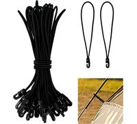 30 X 25 Cm Nylon Rubber Elastic Tensioners With Hooks Tightening Strap Backpack Hiking Bicycle Tightening Strap For Tarpaulins Camping Trucks Curtains Tents