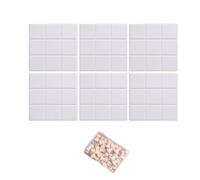 30 x 30 cm Panneaux de Feutre Autocollants Pack de 6 avec Punaises, Tableau d’affichage Muraux Décoratif Memo Board, Feutre Notice Board,Idéal Bureau, École, Maison,90 x 60cm