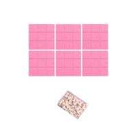 30 x 30 cm Panneaux de Feutre Autocollants Pack de 6 avec Punaises, Tableau d’affichage Muraux Décoratif Memo Board, Feutre Notice Board,Idéal Bureau, École, Maison,90 x 60cm