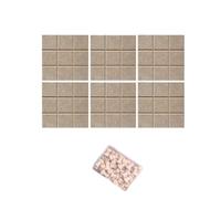 30 x 30 cm Panneaux de Feutre Autocollants Pack de 6 avec Punaises, Tableau d’affichage Muraux Décoratif Memo Board, Feutre Notice Board,Idéal Bureau, École, Maison,90 x 60cm