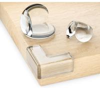 30 X Baby Corner Protectors (20 X Round,10 X Angular) Soft Transparent Silicone Sticker ¿ Children's Corner Protectors For Wood,Metal,Table,Glass Table,Etc.