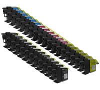 30 x Cartouche d'encre compatible Brother LC1100, LC980, LC985 pour imprimantes MFC-5890CN, DCP-385C, DCP-165C, DCP-145C, DCP-163C, DCP-167C, DCP-185C, DCP-195C, DCP-197C, DCP-365CN, DCP-373CW, DCP
