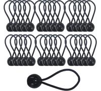 30 x Elastic Bungee Cord with Ball,Bungee Cord,Tarpaulin for Banner,Pavilion,Tarpaulin,Camping,Tent,Curtain Extension Harness,Thickness 4 mm,Very Strong (30)