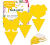 30 X Insect Traps,Anti Gnats,Glued Traps,Double-Sided Adhesive Stickers,Yellow,Plant Protection Flower Fruit (30 Pieces).[P232]