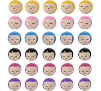 30 X Natural Wooden Beads 25 Mm Round With Hole For Diy,Bracelet,Macrame,Necklace,Jewellery,Doll