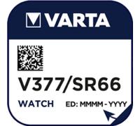 Pile Montre 377 / SR66 / AG4 / SR626SW Varta