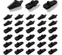 30 x Tarpaulin Clips High Performance Plastic Tarp Clips for Tent,Boat,Tarpaulin,Sun Shade Sail and Advertising Banners