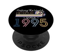 30 Year Old Woman Making The World Better Place Since 1995 PopSockets PopGrip Adhésif