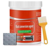 300/1000 G Rust Remover for Metal, Rust Gel Rust Converter, Anti Rust Paint with Brush, Eliminates Oxides from Aluminum, Cast Iron, and Steel (Grey,300 G)