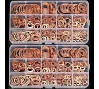 300/280/200/120/100 pièces rondelle d'étanchéité en cuivre rondelle de joint solide bouchon de carter d'huile écraser la bague d'étanchéité plate Tool-CHINA-100Pcs M4-M14