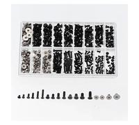 300/360Pcs M2 M2.5 M3 KM Screw Flat Head Screws Laptop Notebook Screws Set Kit For Computer Notebook Small Screw Kit(360PCS)