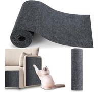 300×40cm Tapis à Gratter Autocollant pour Chat,pour Protéger Tapis,Meubles | DIY Climbing Cat Scratcher,Trimmable Chats Grattoir,Grattoir Chat Canapé,Tapis à Gratter Sol Antidérapant(Gris foncé)