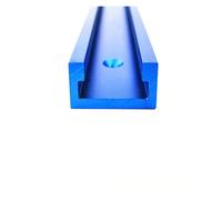 300-800mm Menuiserie T-slot Miter Track Alliage D'aluminium T-Track Gauge Fente for Outils D'établi De Travail Du Bois T-Slot Goulotte(Blue,800mm)