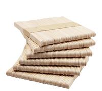 300 Bâtonnets de Glace en Bois, Spatules et Tiges pour le Bricolage et les Travaux Manuels