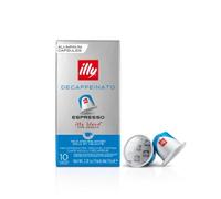 300 capsules café aluminium ILLY DECAFFEINATO compatibles NESPRESSO