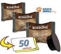 Caffè Borbone Don Carlo Capsule Compostable, Mélange Rouge - 50 Capsules - Compatibles avec les machines à café à usage domestique Lavazza®* A Modo Mio®*