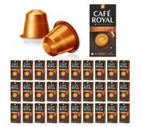 300 Capsules de Café en Aluminium Compatibles NESPRESSO® À USAGE DOMESTIQUE - ESPRESSO FORTE - Dosettes by Café Royal®