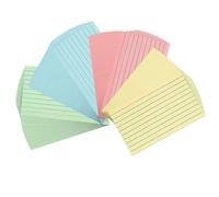 300 Feuilles De Fiches Colorées 3 X 5 Pouces Cartes De Notes Lignées Cartes Flash Couleur Pour Étudier, Prendre Des Notes, Liste De Choses À Faire