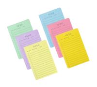 300 Feuilles De Papier De Notes Coloré 6 X 4 Pouces Adhésif Résistant À L'eau Rappel De Notes Sur Carnet De Notes Calendrier Réfrigérateur Planificateur Portable Liste De Choses À Faire