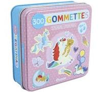 Auzou - Boîte de gommettes métal - Les licornes - 300 gommettes