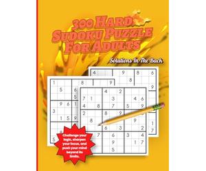 300 Hard Sudoku Puzzles for Adults: The Ultimate Brain Training Challenge