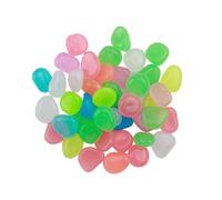 300 Lumineuses Cailloux, Galet Lumineux, Caillou Phosphorescent, Galets Lumineux Cailloux, Galets Brillants Décoratifs pour Extérieur Jardin Aquarium Galets Lumineux qui Brillent Dans Noir, Couleur