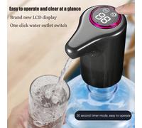 300 mAh Capacité de la batterie Pompe à eau électrique, Purificateur d'eau en bouteille intelligent pour la maison, Distributeur d'eau potable automatique, Rechargeable USB, Seau à eau minérale intell