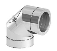 Ø 300 mm conduit de cheminee coude 90° avec trappe de nettoyage