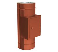Ø 300 mm Jeremias DW FU élément de nettoyage 14 x 20 avec porte de protection contre la suie cuivre