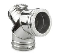 Ø 300 mm Schiedel ICS Coude 85° avec trappe de visite Fuel & gaz