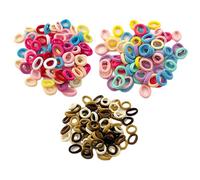 300 Morceaux De Mini Anneaux De Cheveux Élastiques, Accessoires De Cheveux Pour Filles, Anneaux De Cheveux Colorés, Accessoires De Coiffure, Accessoires De Cheveux En Queue De Cheval.