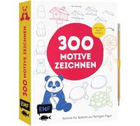 300 Motive zeichnen: Schritt für Schritt zur fertigen Figur | Stift dabei - Gleich loslegen!
