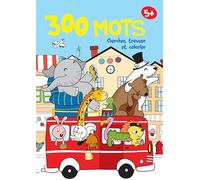300 mots chercher trouver et colorier 5+: Bus rouge