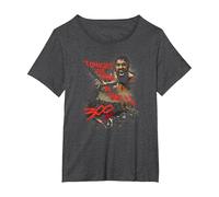 300 Movie Dine in Hell T-Shirt, Femme Grandes Tailles, Chiné Foncé, 5X