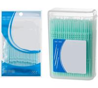 300 Pcs Brossettes Interdentaire, Boîtes Et Sacs Cure Dent Brossette Bâtonnet Interdentaire, Cure Dent Plastique Outil De Nettoyage De Dents Pour Inter Dentaire Hygiène Interdentaire (Vert)