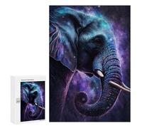 300 PCS Casse-têtes pour Adolescents Cosmic Elephant Art Print-16 Casse-têtes pour Adolescents Activités Familiales pour Anniversaire, Noël Et Cadeaux Uniques 300 PCS