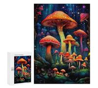 300 PCS Casse-têtes pour Adolescents Enchanted Mushroom Forest-1 Casse-têtes pour Adolescents Activités Familiales pour Anniversaire, Noël Et Cadeaux Uniques 300 PCS