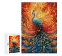 300 PCS Casse-têtes pour Adolescents Phoenix Rising Firebird Artwork -2 Casse-têtes pour Adolescents Activités Familiales pour Anniversaire, Noël Et Cadeaux Uniques 300 PCS